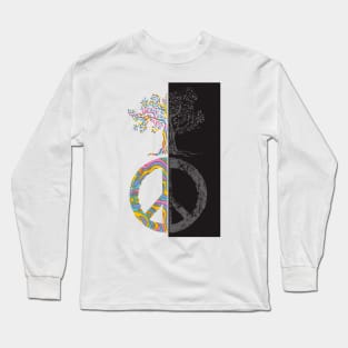 Peace 2 Side Long Sleeve T-Shirt